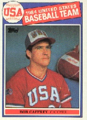 1985 Topps Baseball Cards      394     Bob Caffrey OLY RC